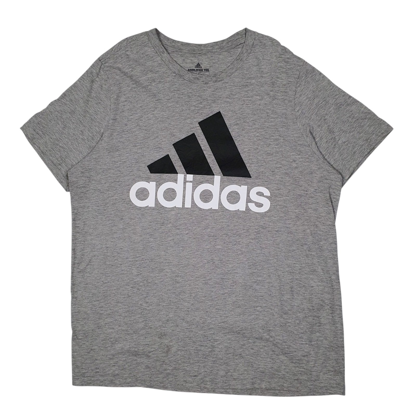 Mens Grey Adidas  Short Sleeve T Shirt
