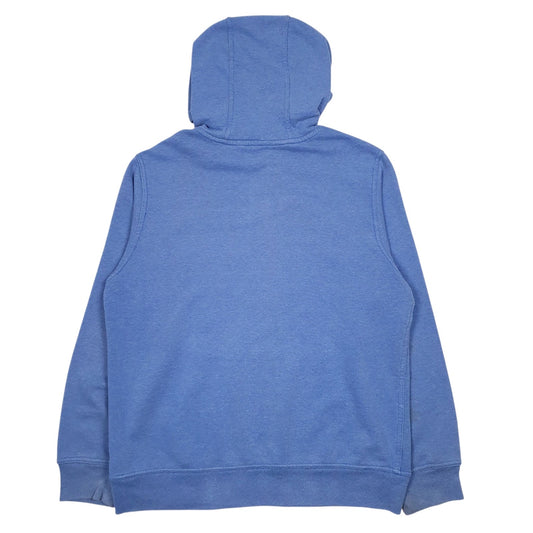 Mens Blue The North Face Spellout Hoodie Jumper