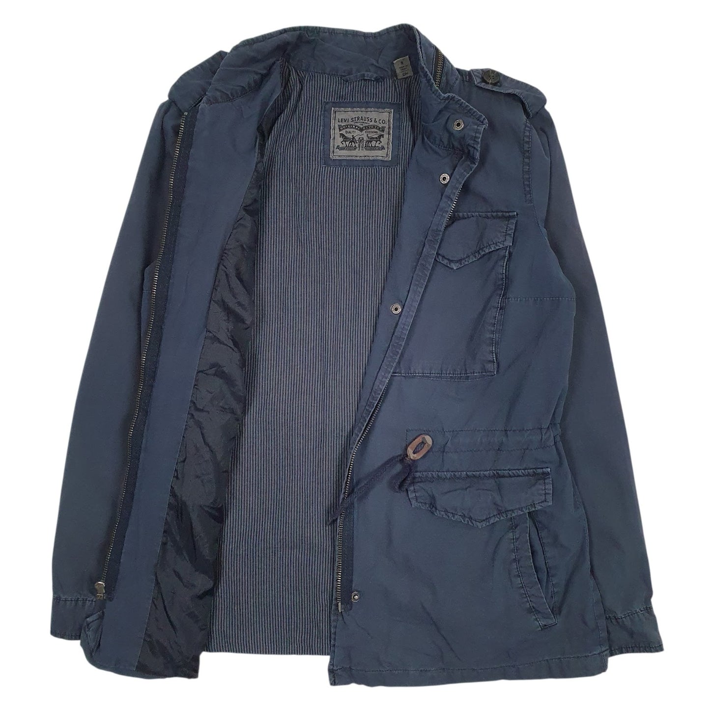 Womens Blue Levis   Coat