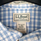 Mens Blue L.L.Bean   Shirt