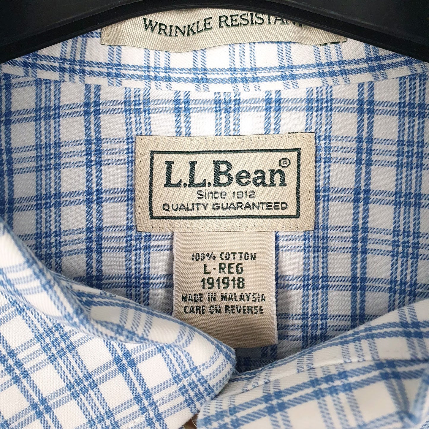 Mens Blue L.L.Bean   Shirt