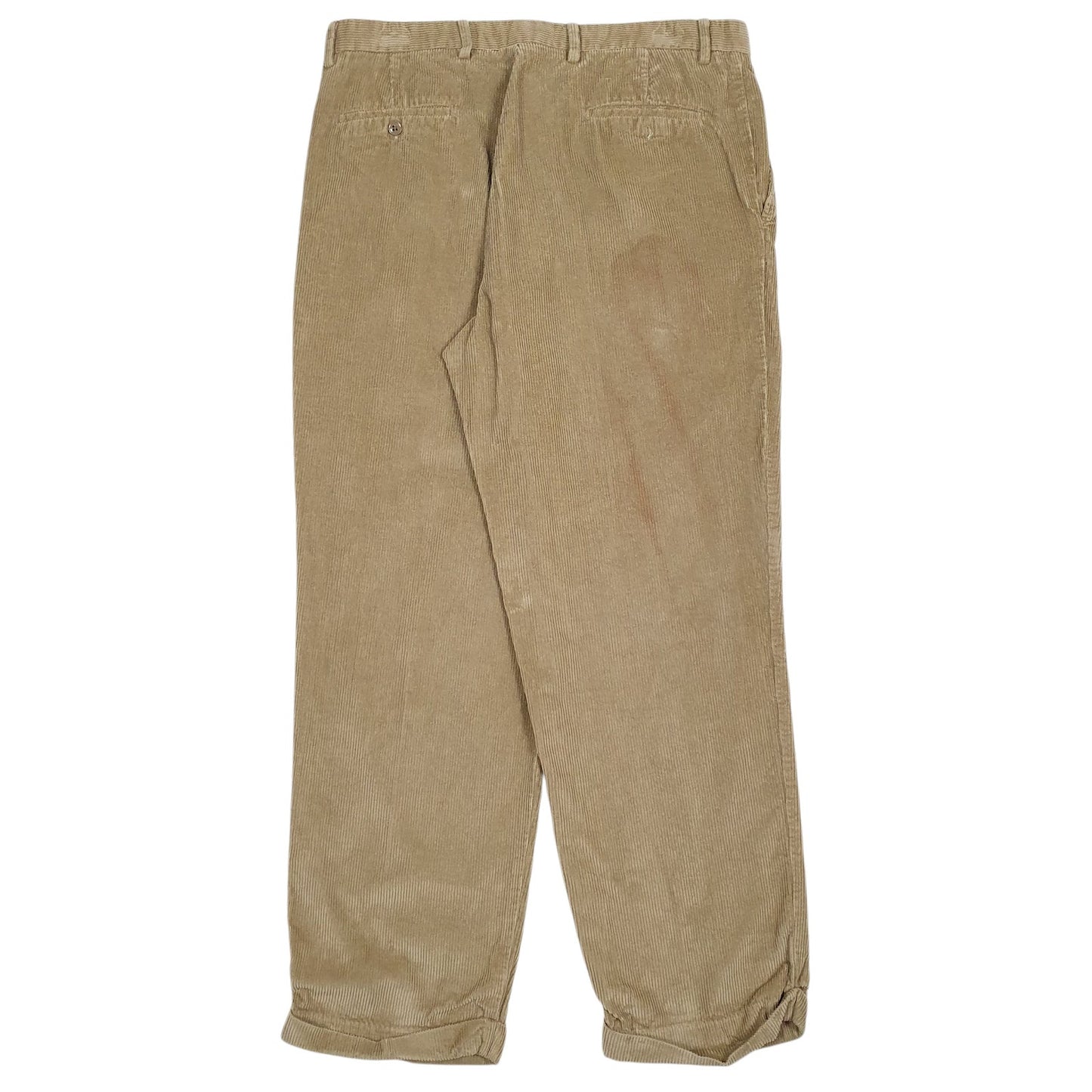 Mens Brown Dockers Pleated  Trousers