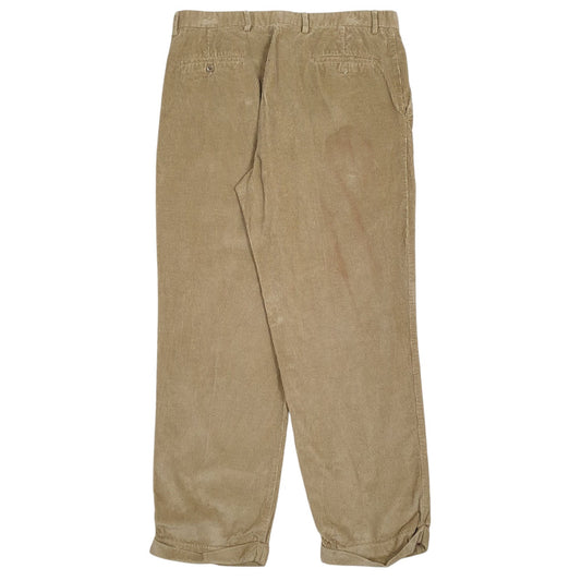 Mens Brown Dockers Pleated  Trousers
