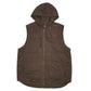 Mens Green Wrangler Workwear Padded Hooded  Coat