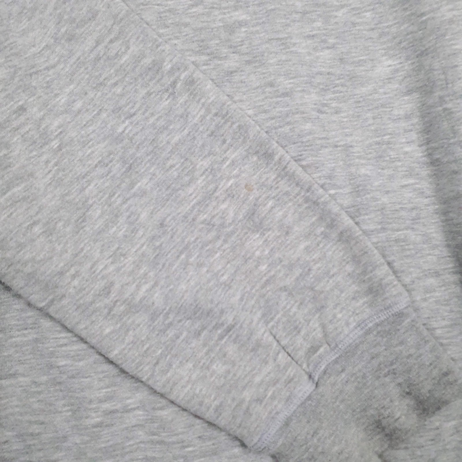 Mens Grey Reebok Spellout Hoodie Jumper