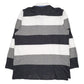 Mens Grey Club Room Rugby Crewneck Polo Shirt