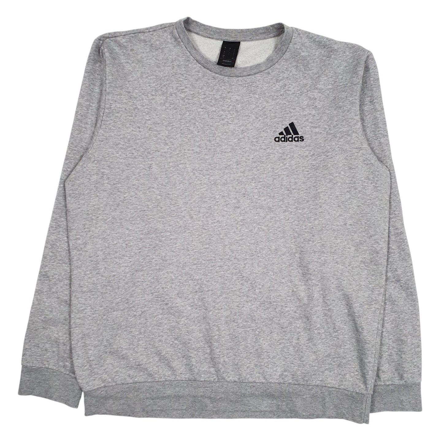 Mens Grey Adidas  Crewneck Jumper