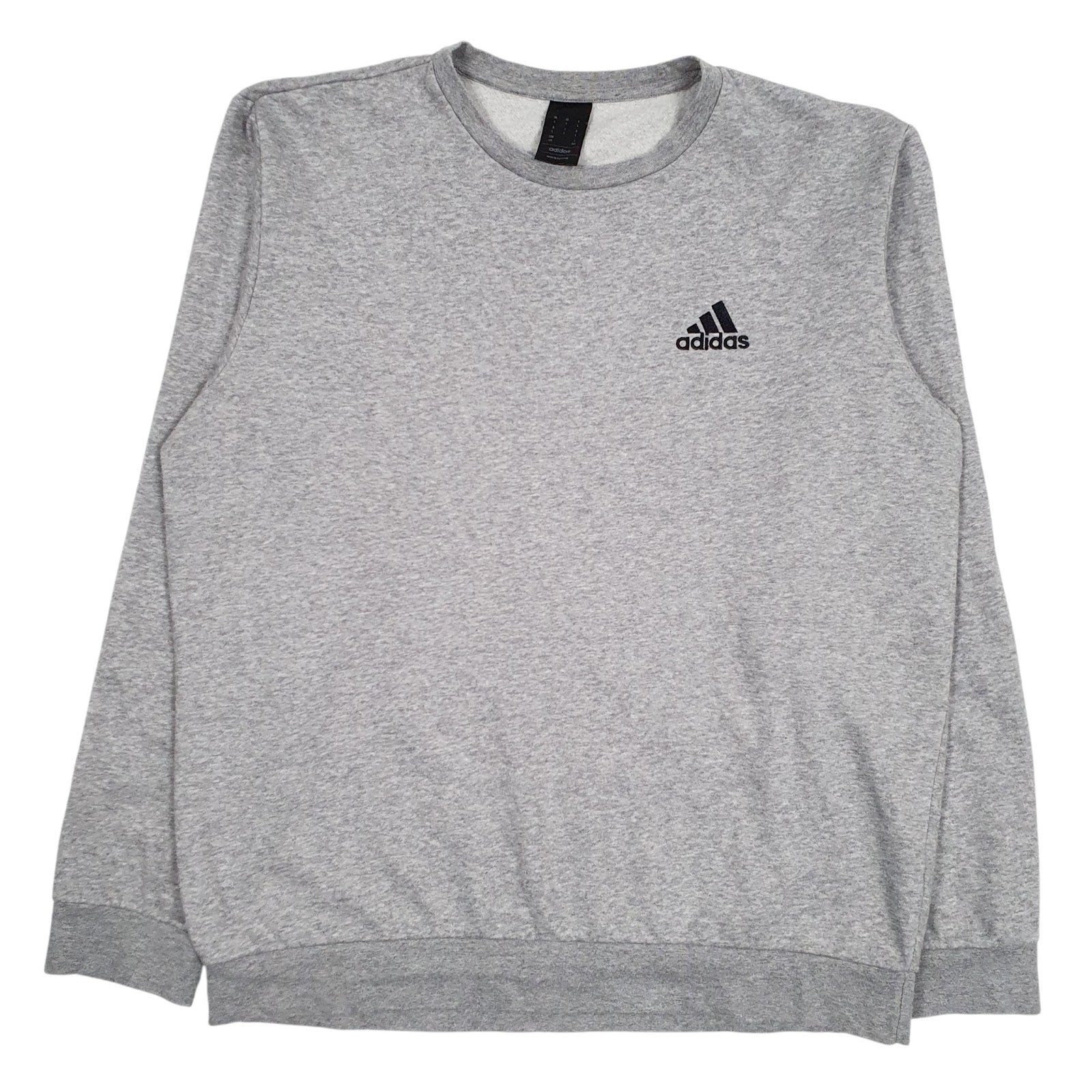 Mens Grey Adidas  Crewneck Jumper
