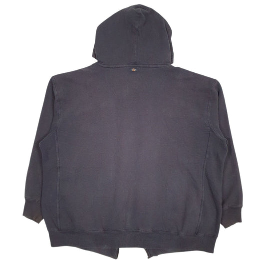 Mens Grey Dickies Fleece Lined Full Zip Jumper