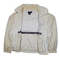 Mens Cream Nautica Vintage 90s Hoodie Coat