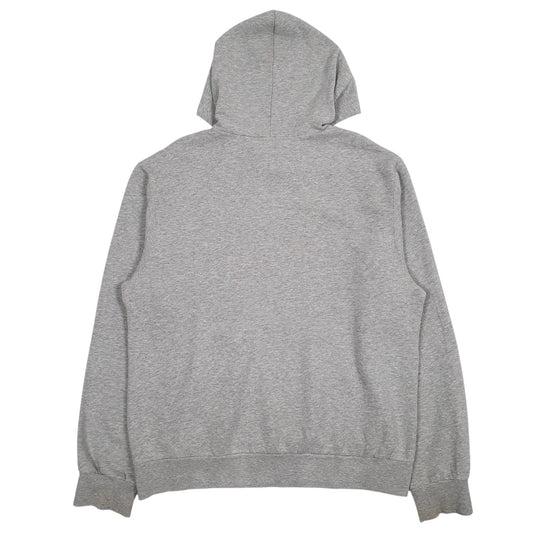 Mens Grey Adidas Spellout Hoodie Jumper
