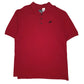 Mens Red Nike Vintage 90s Short Sleeve Polo Shirt