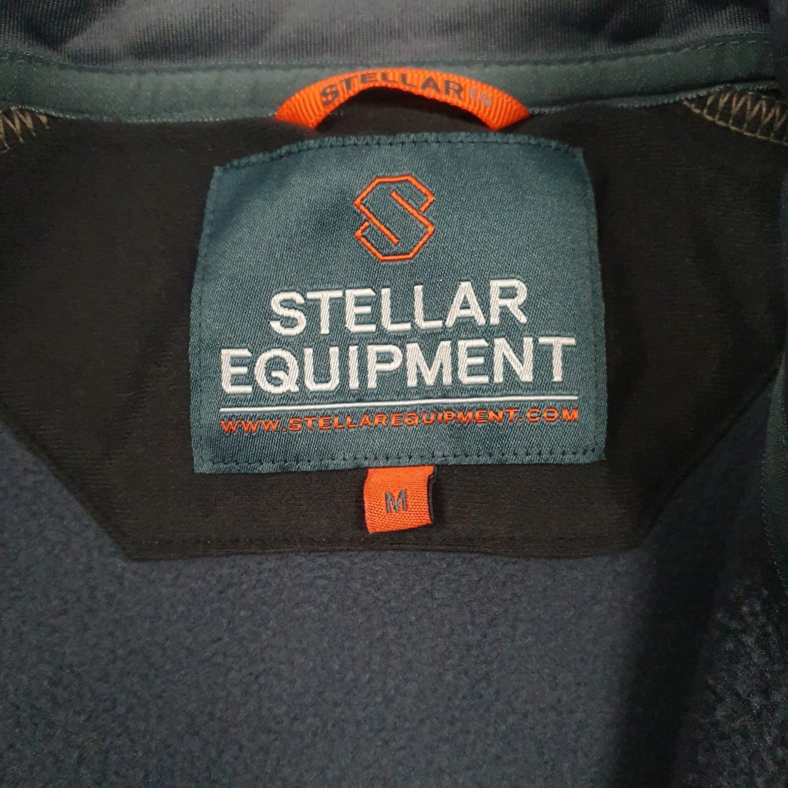 Mens Blue Stellar Equipment  Full Zip Jumper