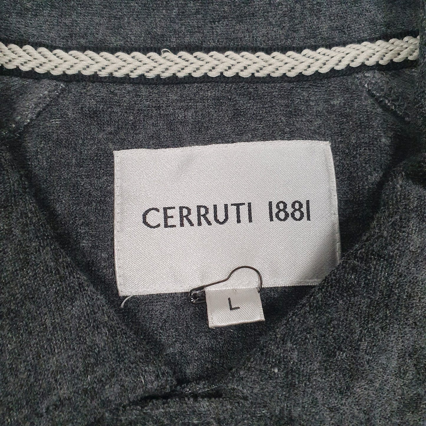Mens Grey Cerruti 1881   Polo Shirt