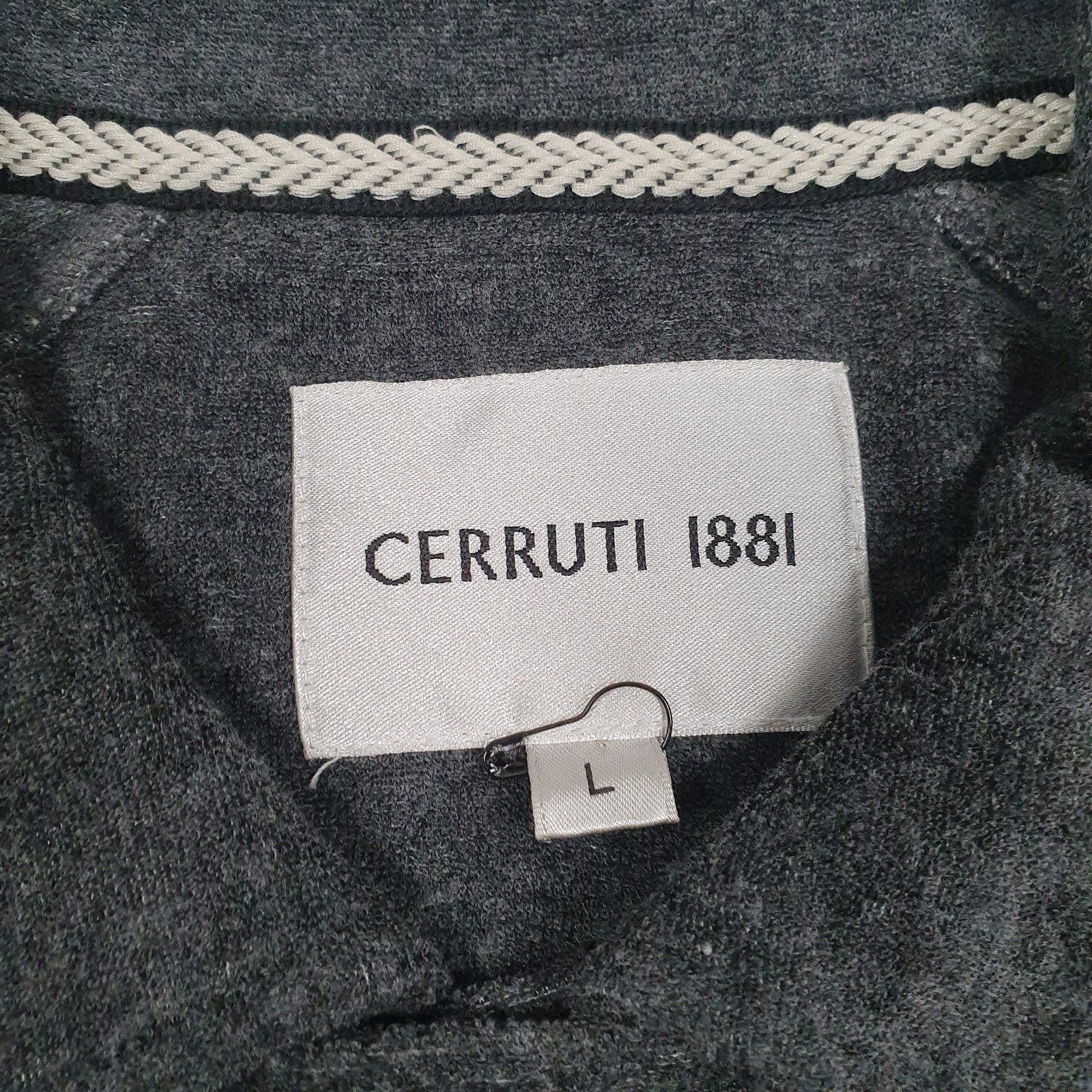 Mens Grey Cerruti 1881   Polo Shirt