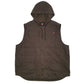 Mens Green Wrangler Workwear Padded Hooded  Coat