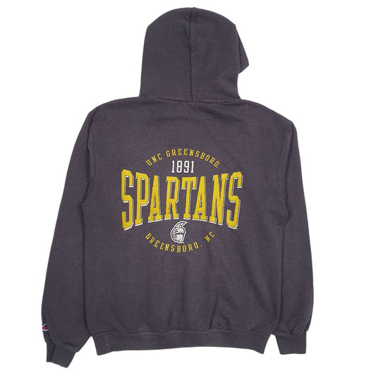 Mens Grey Champion UNCC Spartans Hoodie Jumper