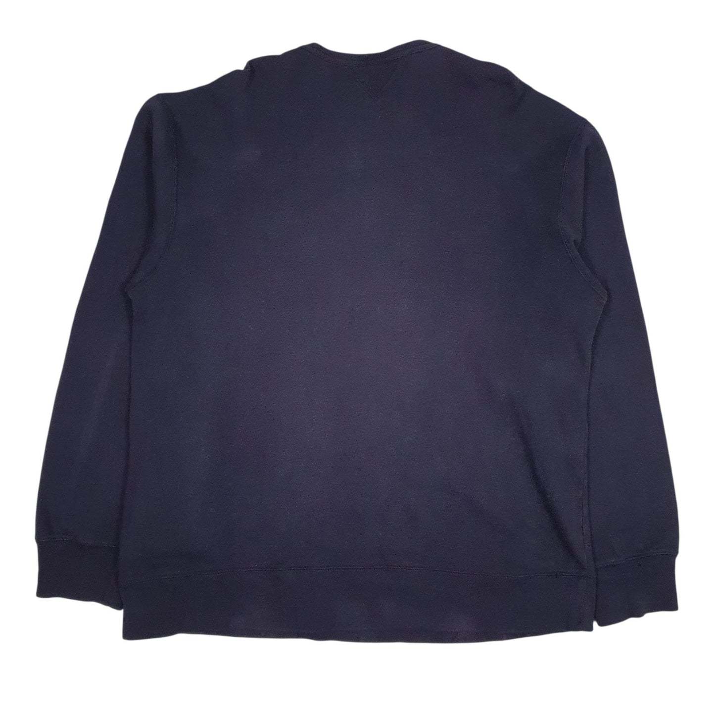Mens Navy Tommy Hilfiger Athletics Crewneck Jumper
