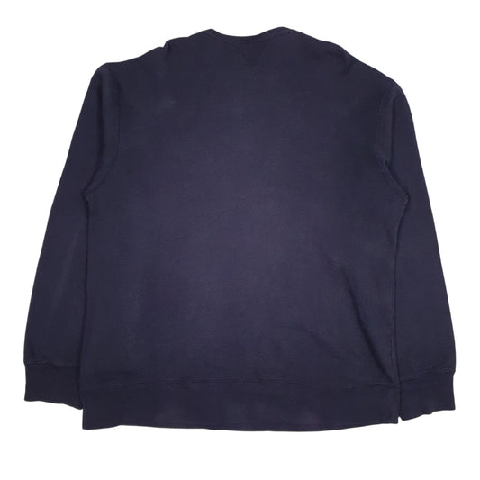 Mens Navy Tommy Hilfiger Athletics Crewneck Jumper