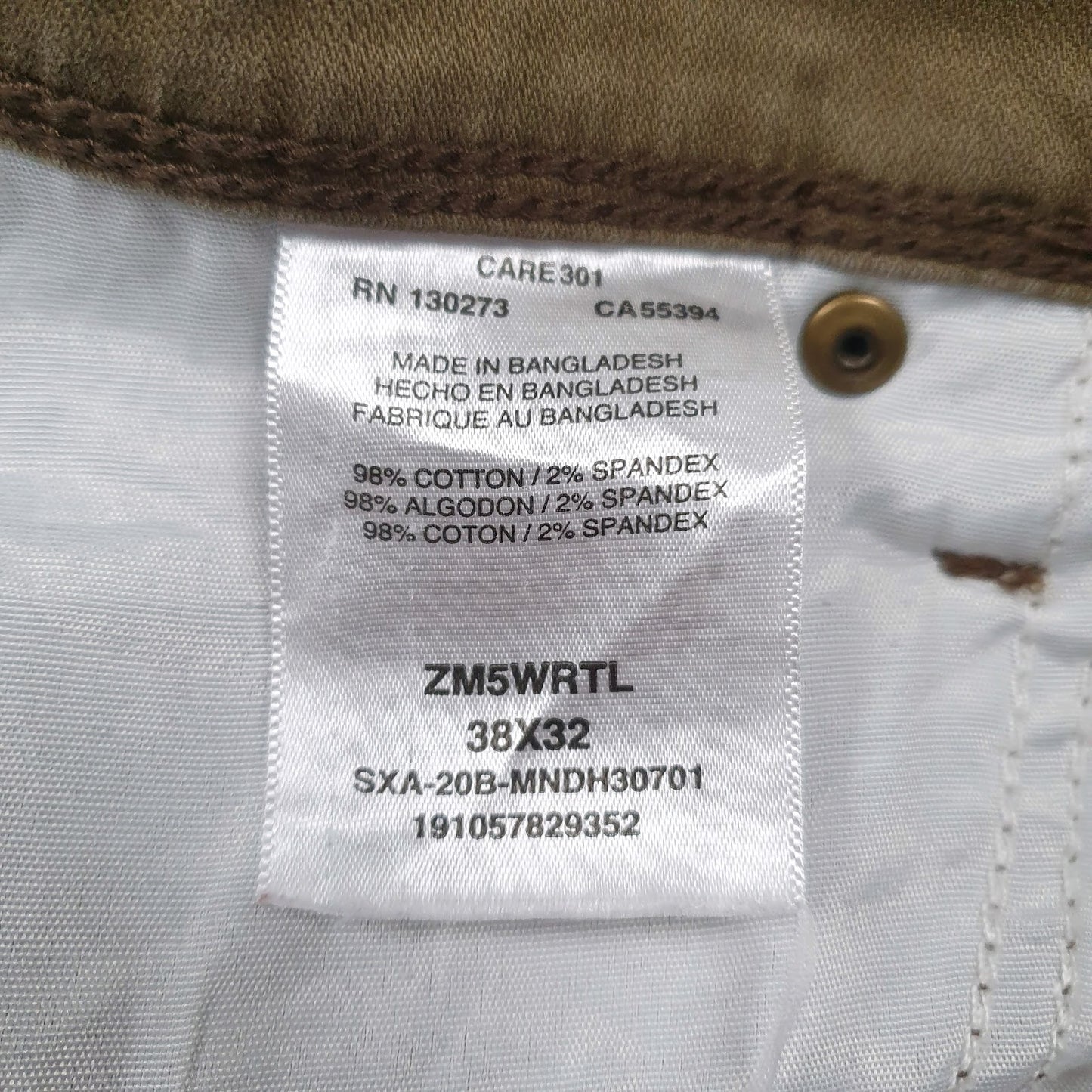 Mens Brown Wrangler   Jeans