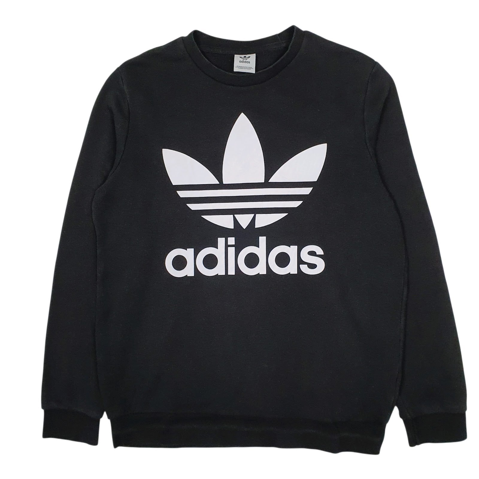 Mens Black Adidas  Crewneck Jumper