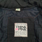 Mens Black Think Pink Vintage 90s  Coat