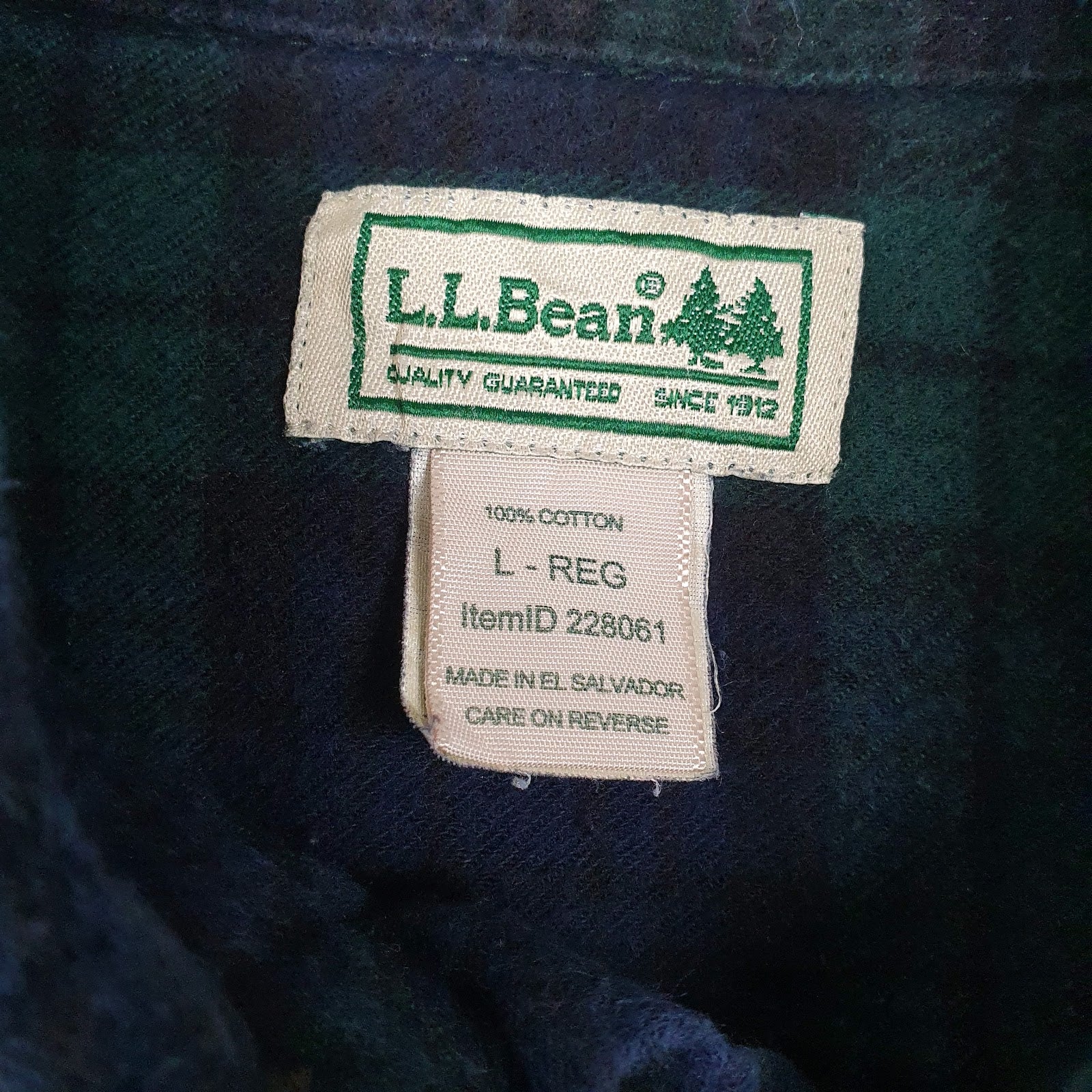 Mens Navy L.L.Bean   Shirt