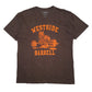 Mens Brown Weak Things Break Westside Barbell Short Sleeve T Shirt