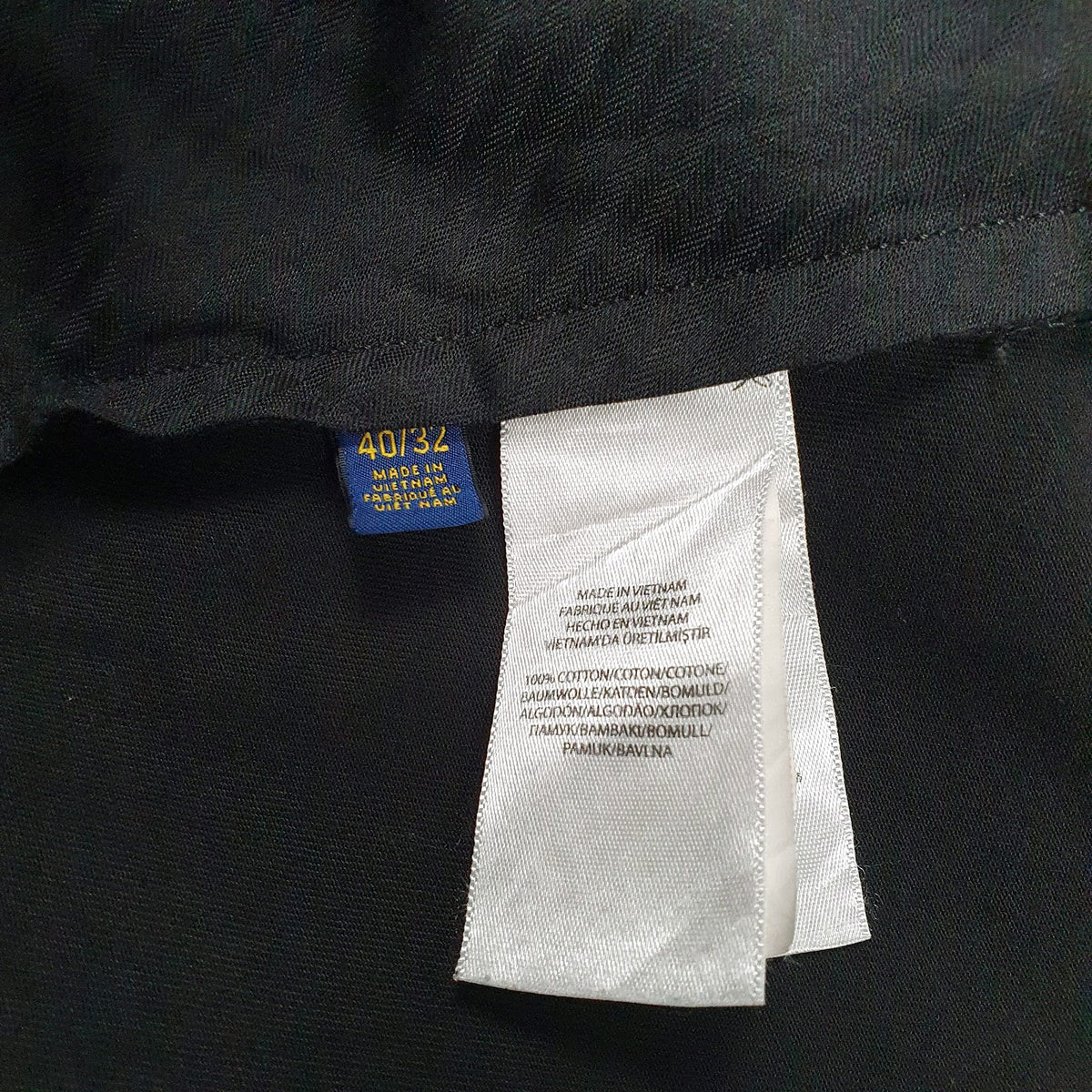 Mens Black Polo Ralph Lauren   Trousers