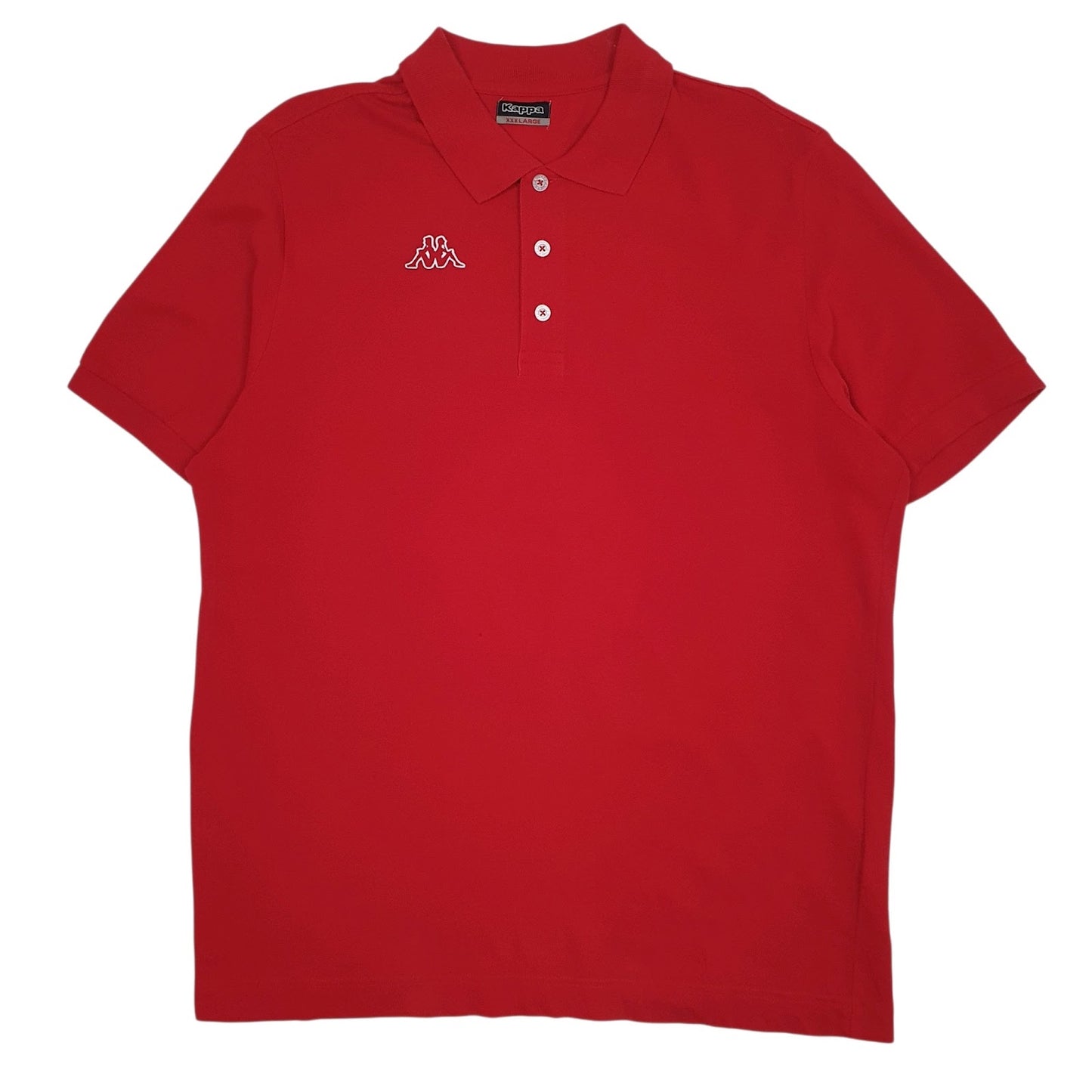Mens Red Kappa  Short Sleeve Polo Shirt