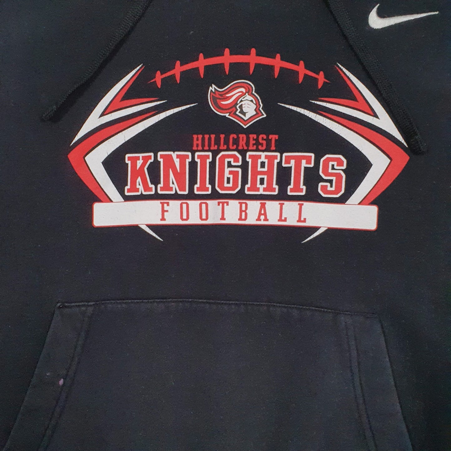 Mens Black Nike Hillcrest Knitghts Football Hoodie Jumper