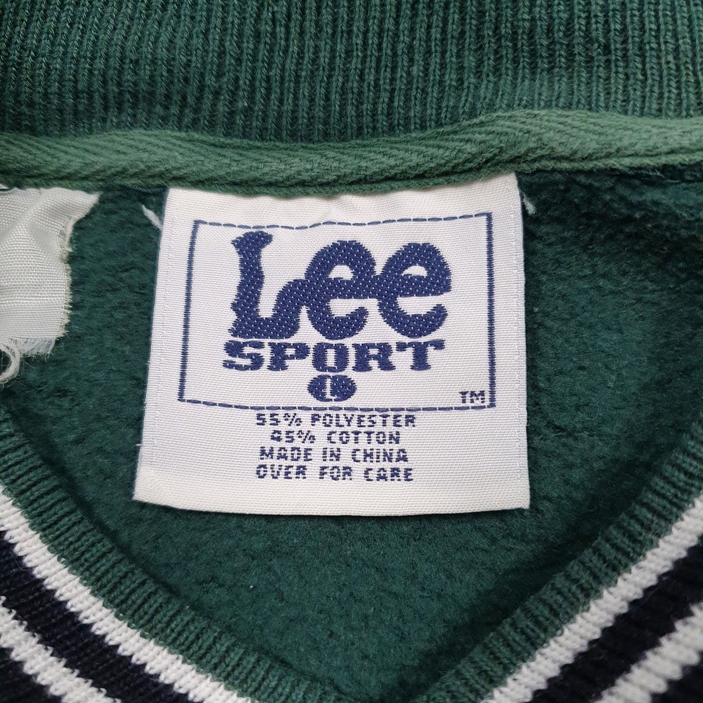 Mens Green Lee NFL New York Jets Vintage 90s Crewneck Jumper