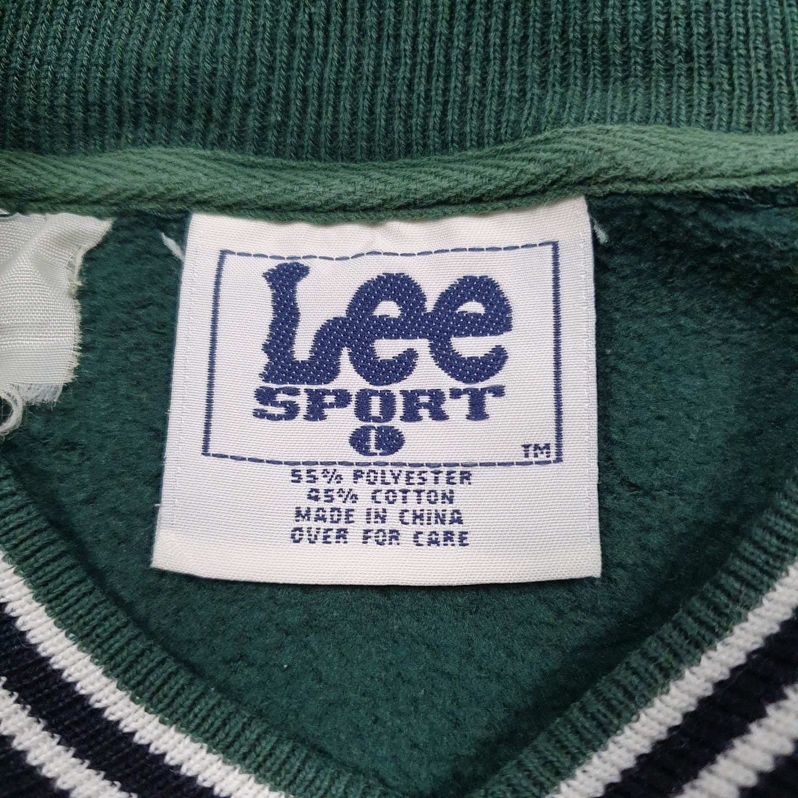 Mens Green Lee NFL New York Jets Vintage 90s Crewneck Jumper