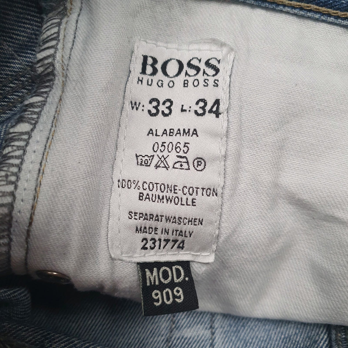 Mens Blue Hugo Boss   Jeans