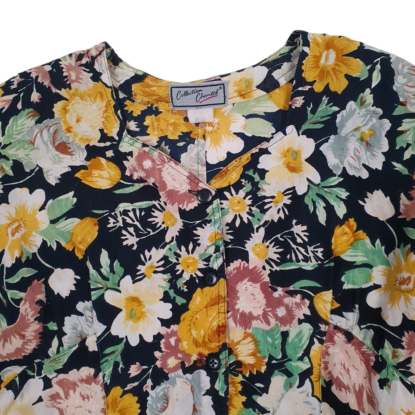 Womens Yellow Collection Chantal Floral  Dress