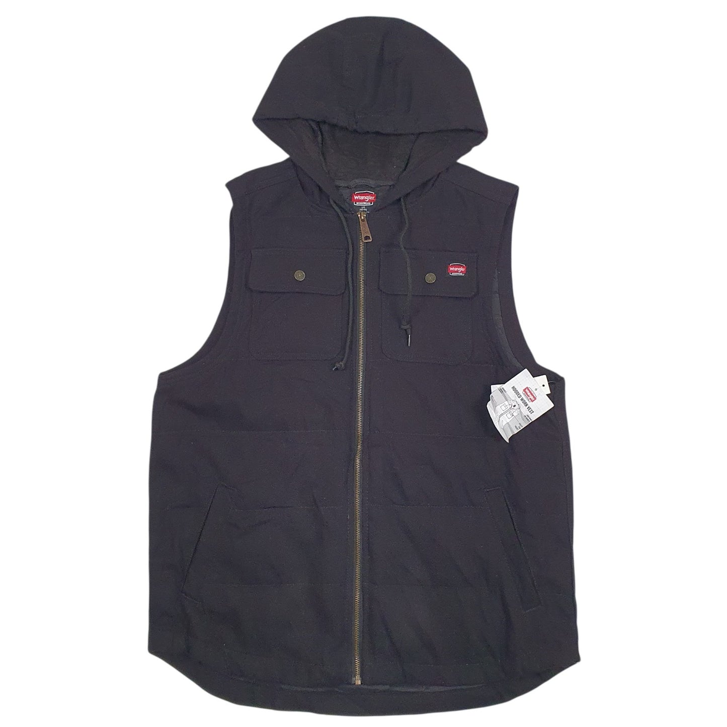 Mens Black Wrangler   Coat