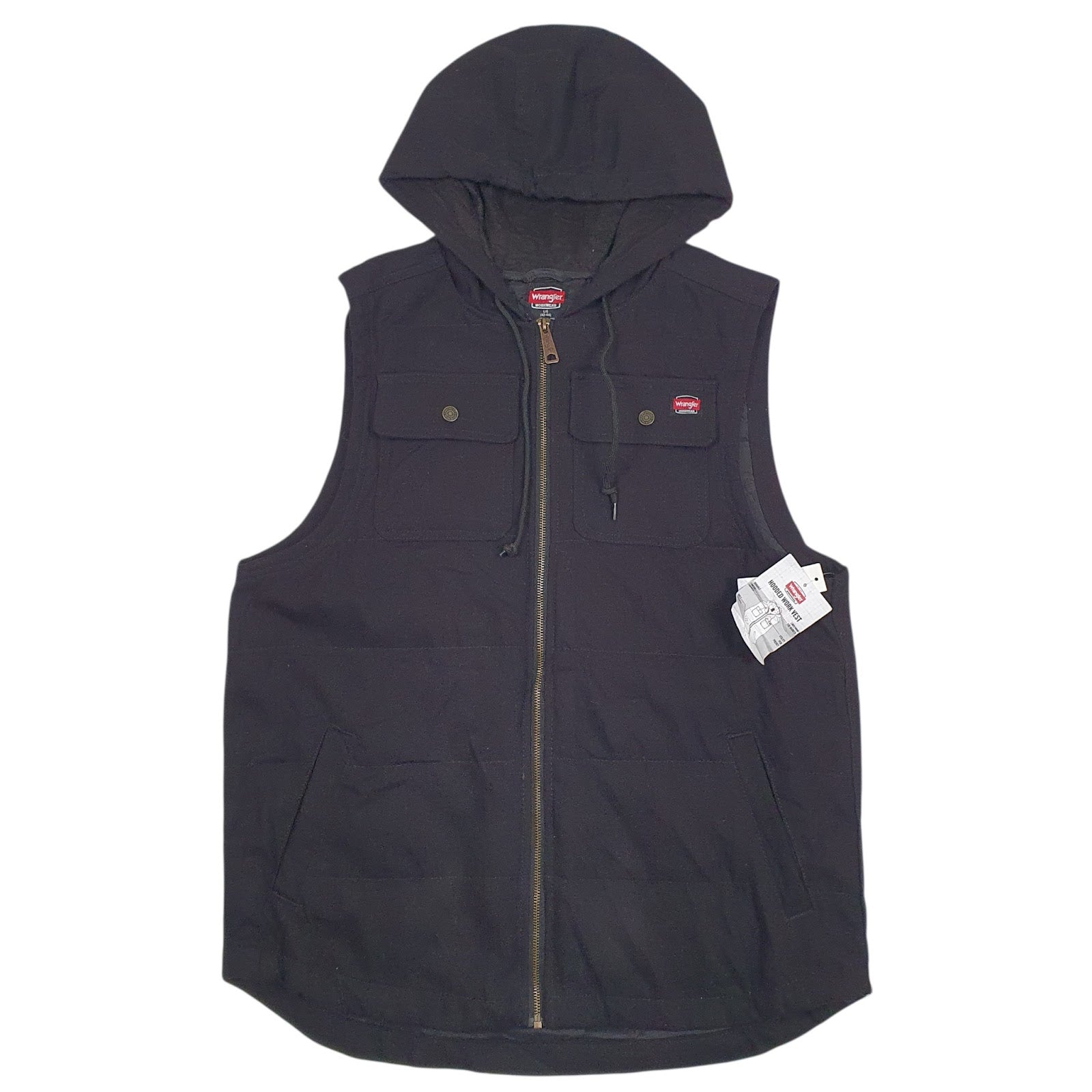 Mens Black Wrangler   Coat