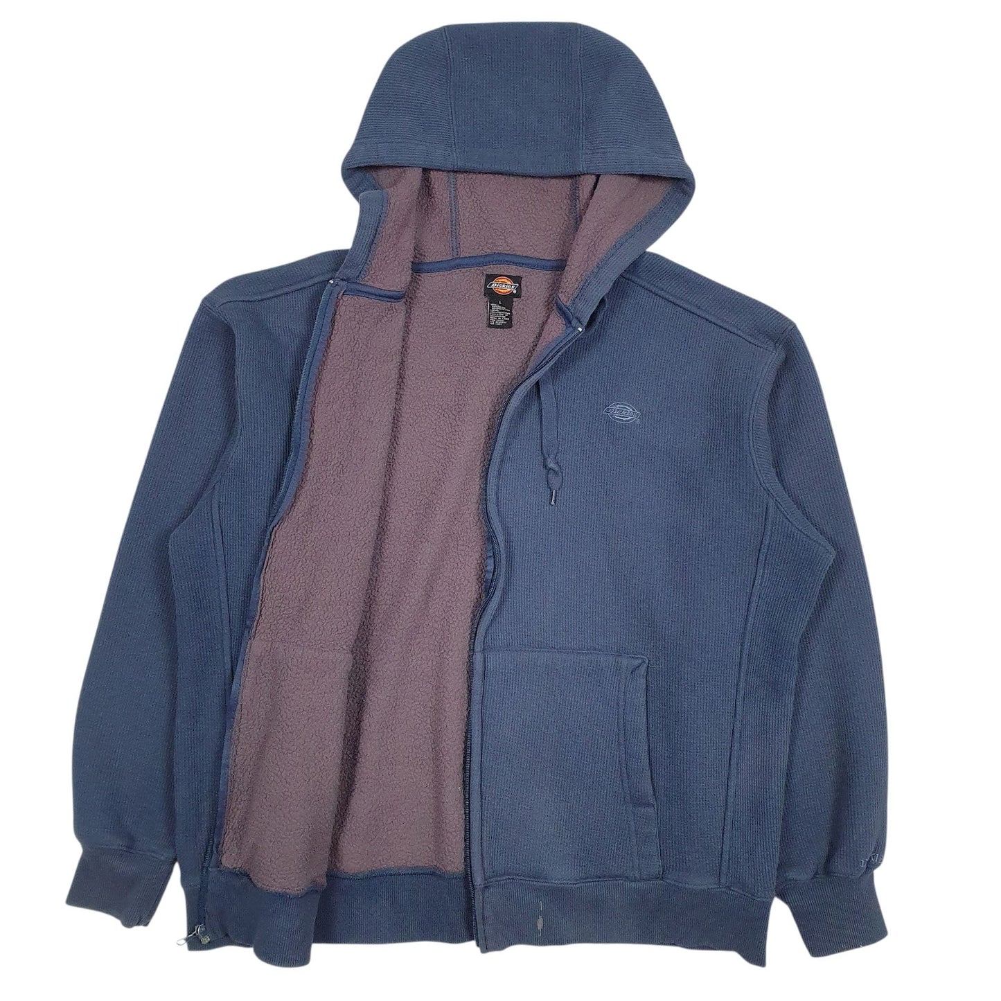 Mens Blue Dickies  Full Zip Jumper