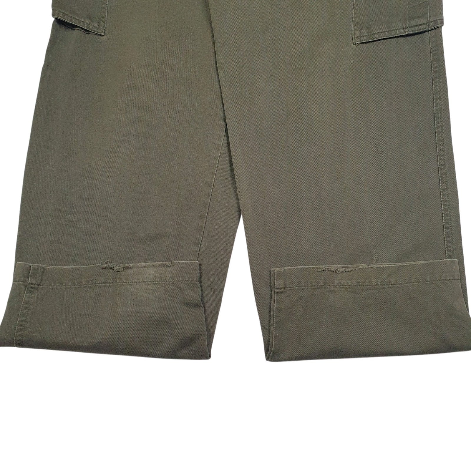 Mens Green Volcom   Trousers