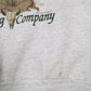 Mens Grey Tultex Graphic Vintage 90s Crewneck Jumper
