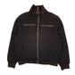 Mens Brown Tommy Hilfiger Bomber Windbreaker V Neck Coat