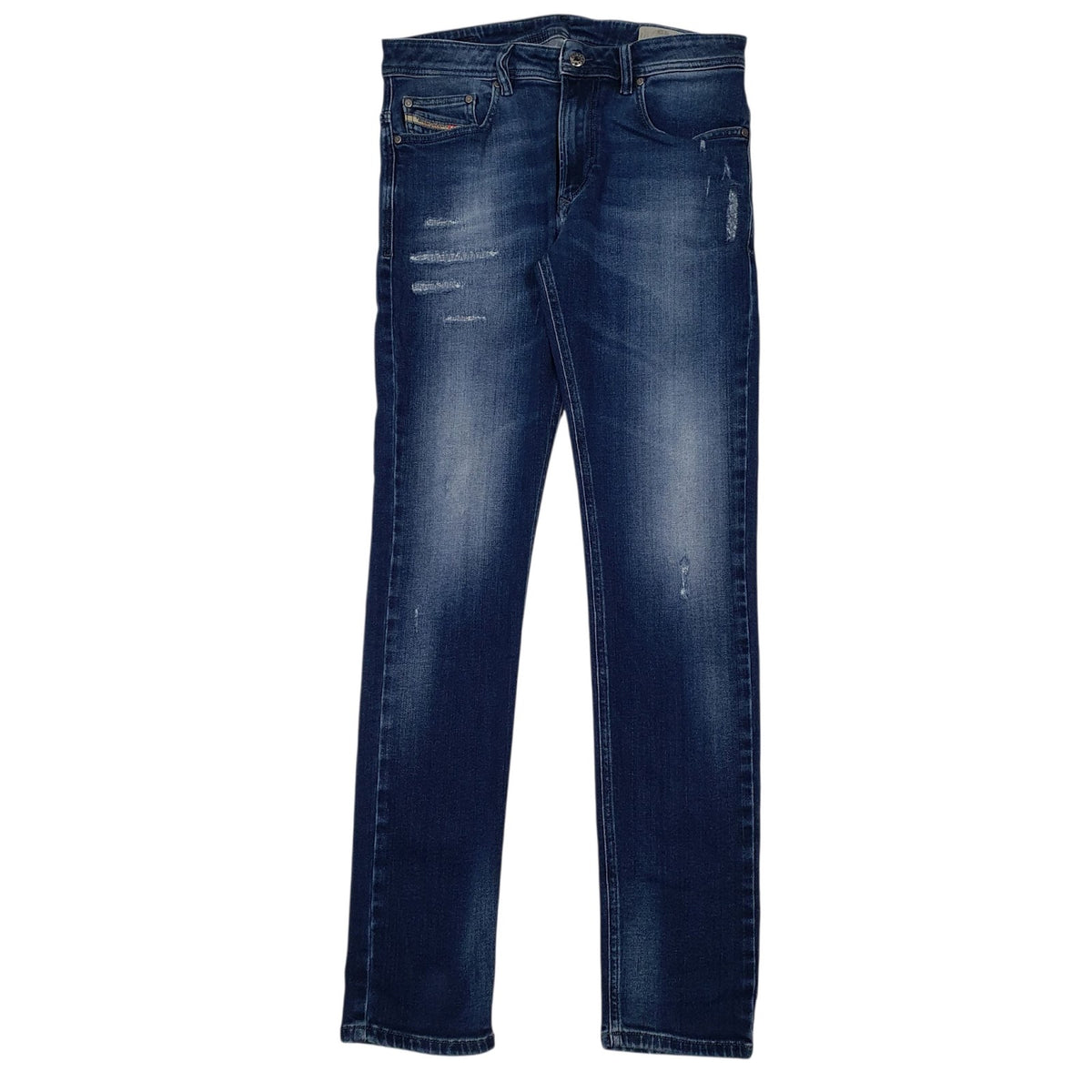 Mens Blue Diesel Industry Distressed Casual JeansW31 L32
