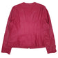 Womens Pink Gina Laura Faux Leather  Coat
