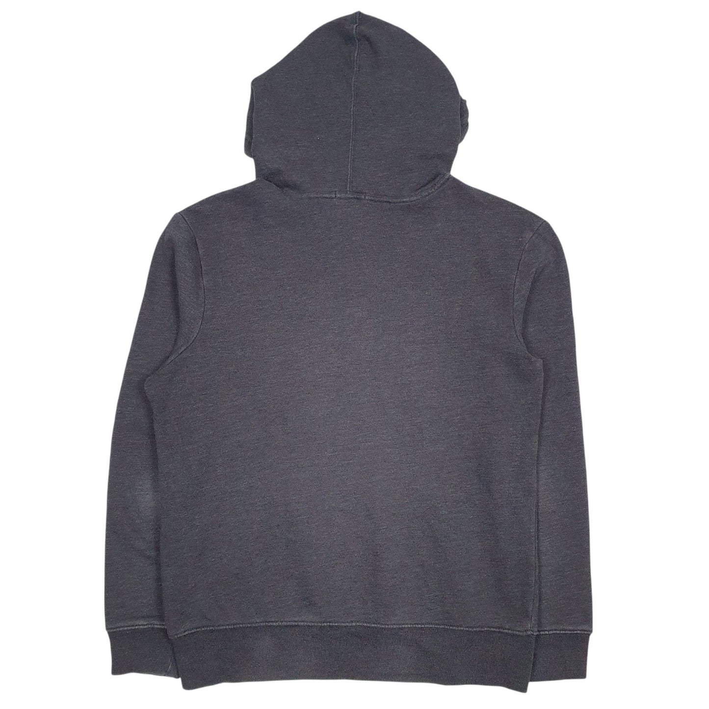 Mens Grey Gap Spellout Hoodie Jumper