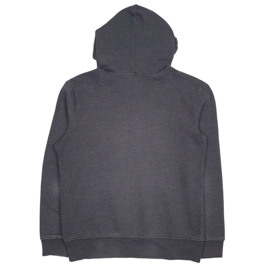 Mens Grey Gap Spellout Hoodie Jumper