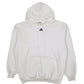 Mens White Adidas  Hoodie Jumper