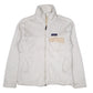 Womens White Patagonia Re Tool Fluffy Full Zip Jumper