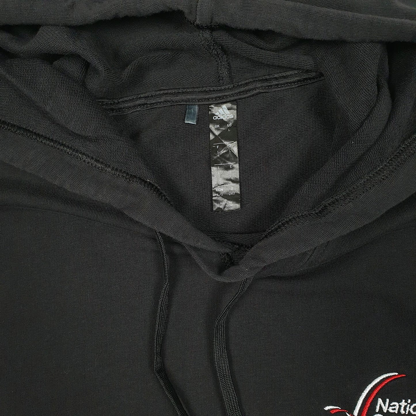 Mens Black Adidas Lightweight Hoodie Jumper