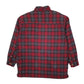 Mens Grey Utility Sherpa Lined Flannel Plaid  Coat