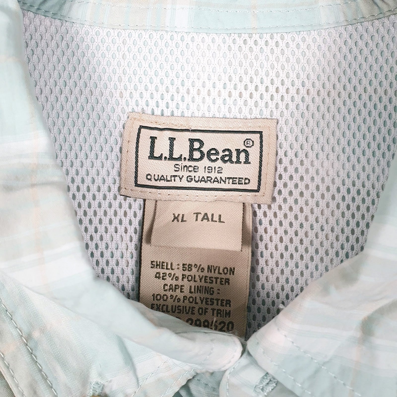 Mens Blue L.L.Bean   Shirt